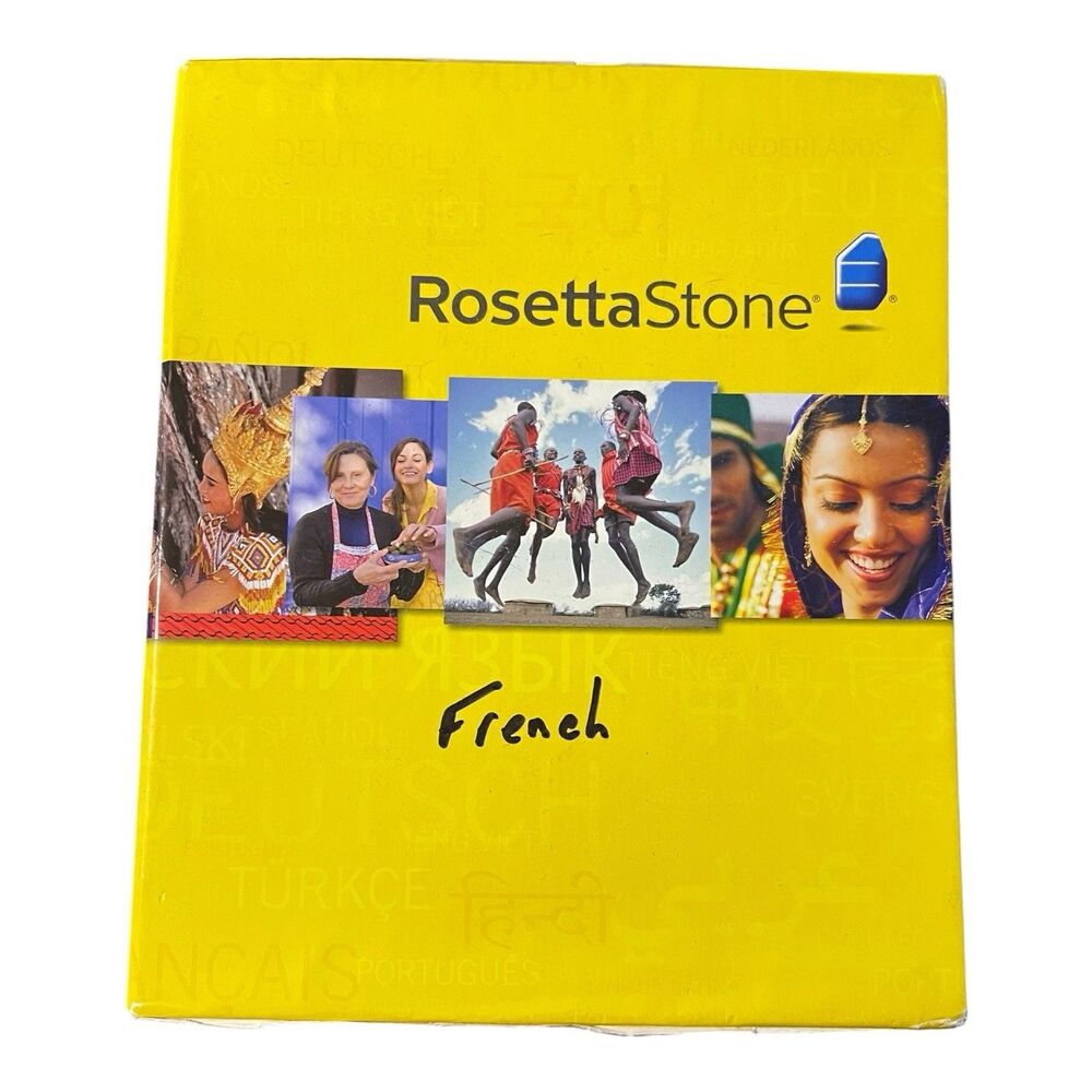 Rosetta Stone French Levels 1-3 w/ Audio Companion & Supplemental Materials CDs